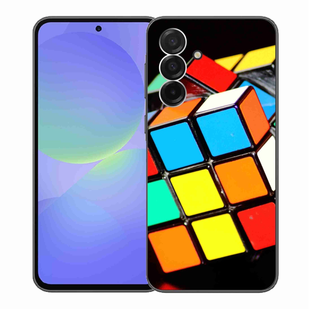 Gelový kryt mmCase na Samsung Galaxy A36 5G - rubikova kostka