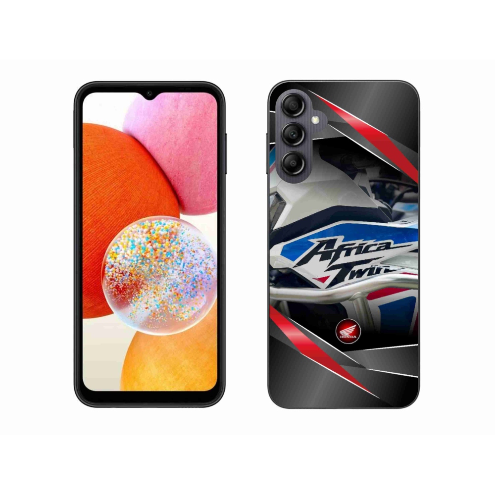 Gelový kryt mmCase na Samsung Galaxy A14 4G/5G - motorka honda