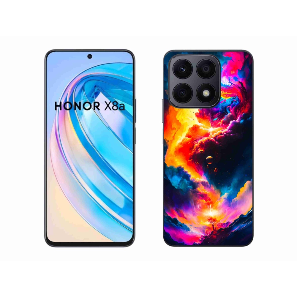 Gelový kryt mmCase na Honor X8a - abstraktní motiv