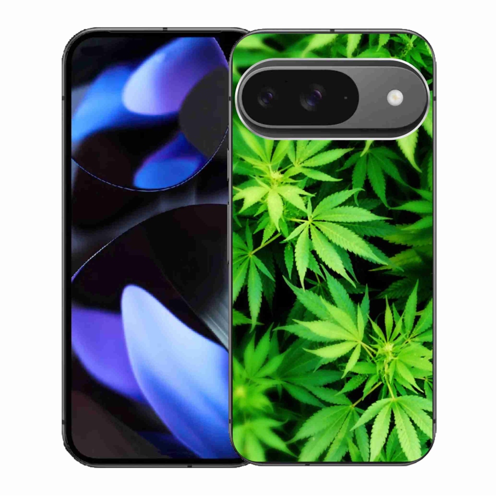 Gelový kryt mmCase na Google Pixel 9/9 Pro - konopí 3