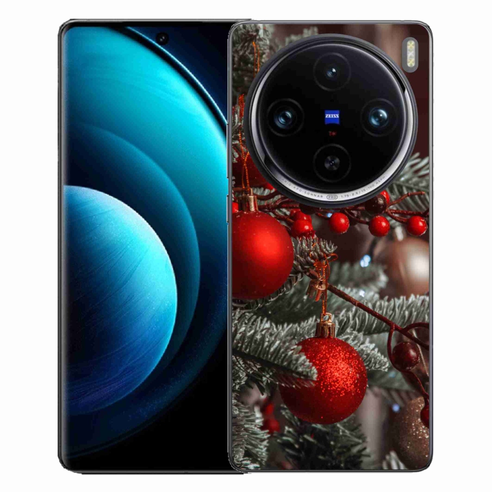 Gelový kryt mmCase na Vivo X100 Pro 5G - vánoční ozdoby 2