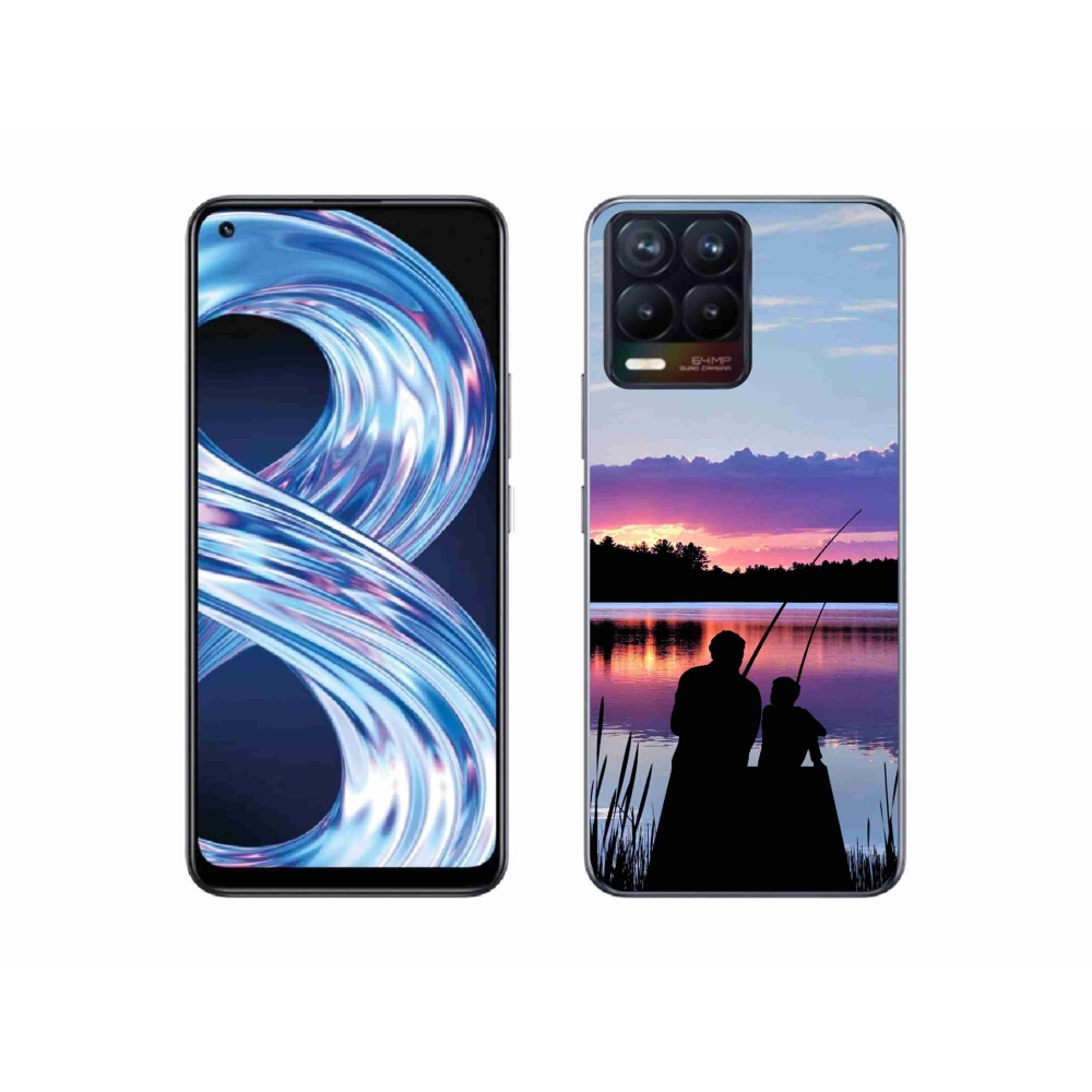 Gelový kryt mmCase na Realme 8 Pro - rybaření 2