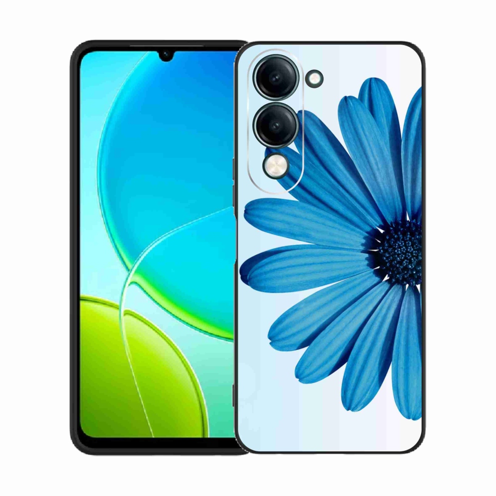 Gelový kryt mmCase na Vivo Y29s 5G - modrá kopretina