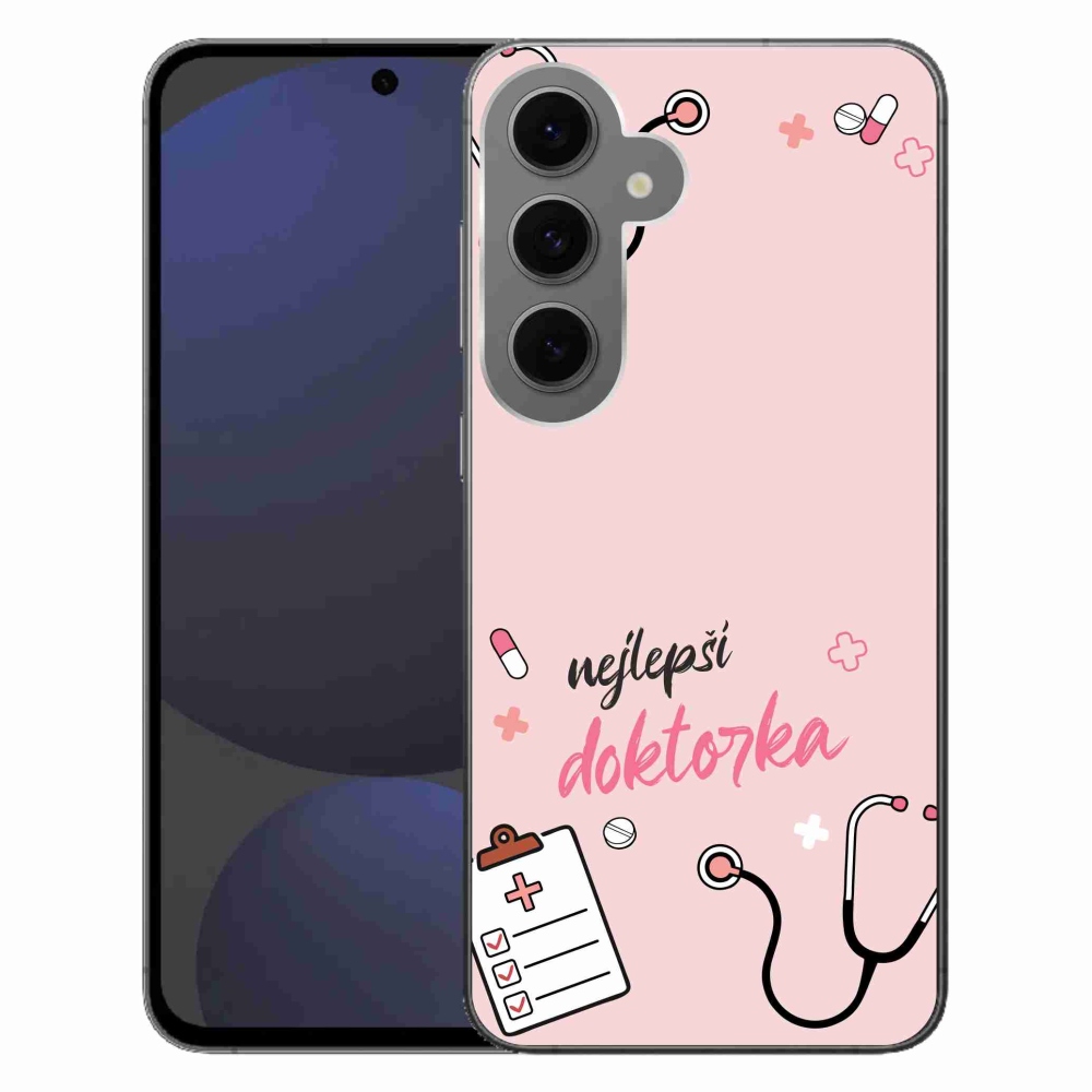 Gelový kryt mmCase na Samsung Galaxy S24 FE - nejlepší doktorka