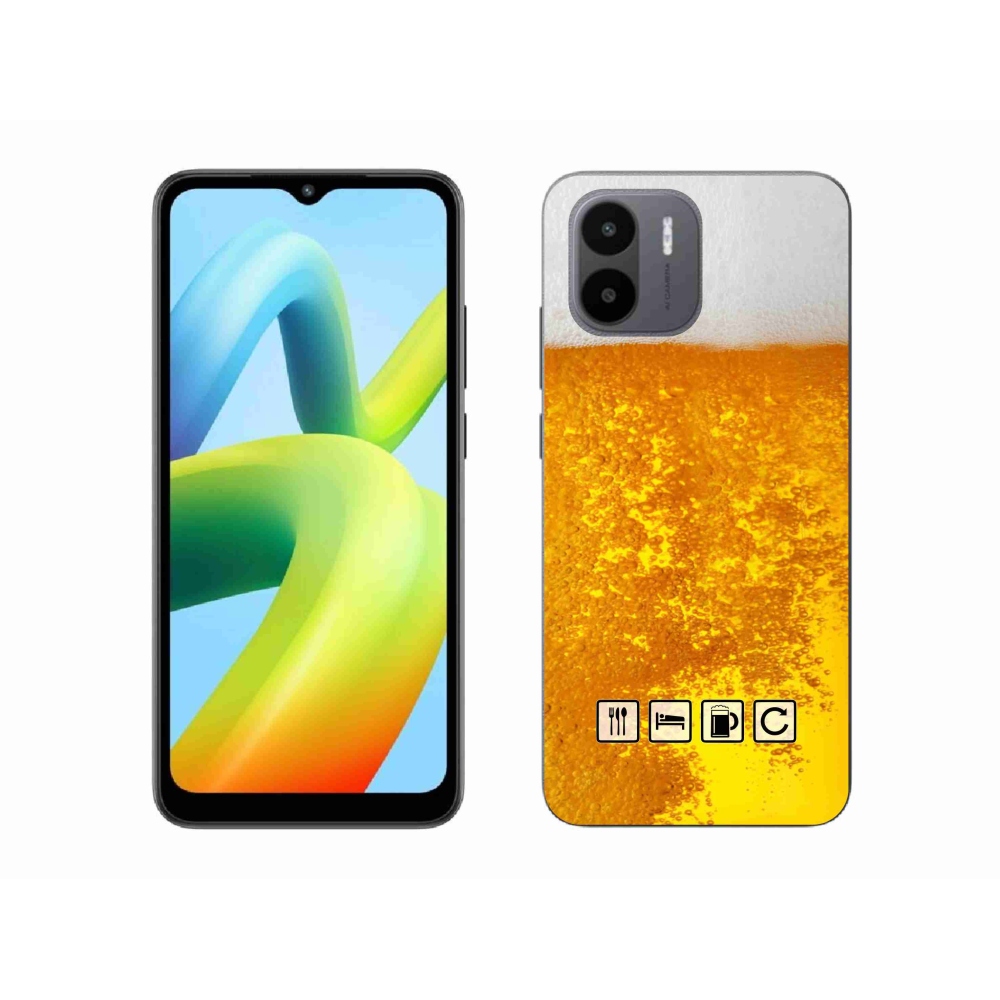 Gelový kryt mmCase na Xiaomi Redmi A1 - pivní motiv 3