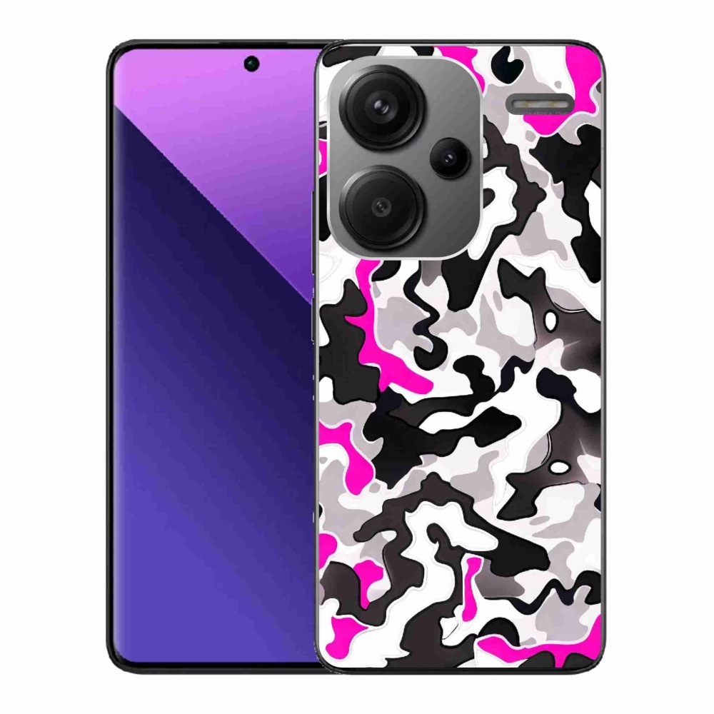 Gelový kryt mmCase na Xiaomi Redmi Note 13 Pro+ 5G - maskáčový vzor 5