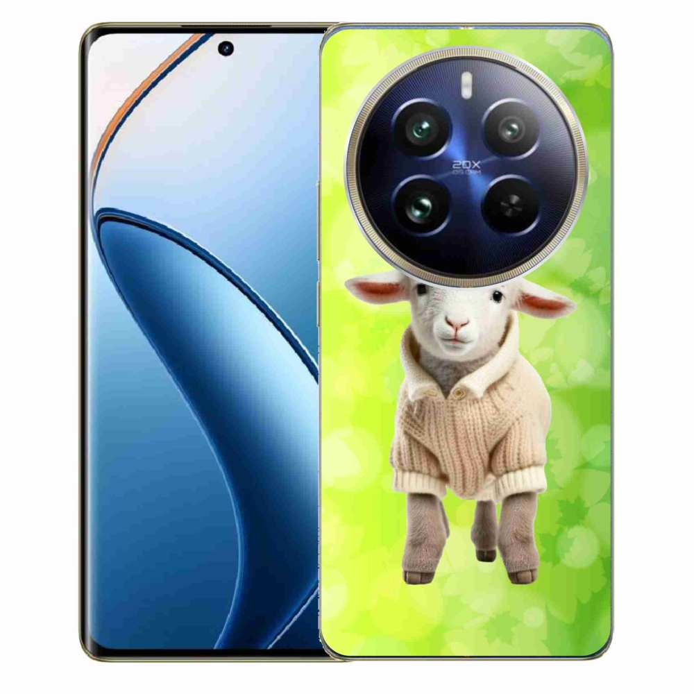Gelový kryt mmCase na Realme 12 Pro 5G/12 Pro+ 5G - jehně ve svetru