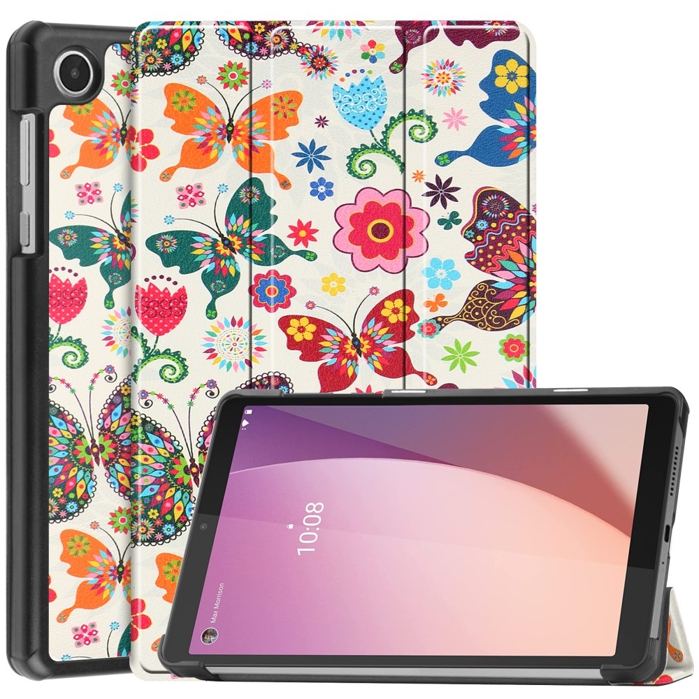 Patte zavírací pouzdro na Lenovo Tab M8 4. Gen (2024) - motýli