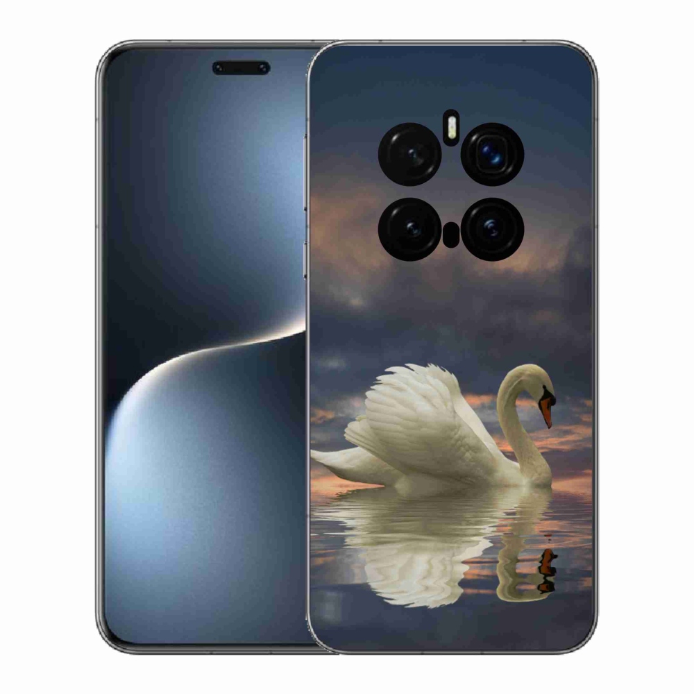 Gelový kryt mmCase na Honor Magic 7 Pro 5G - labuť