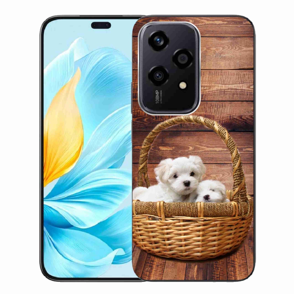 Gelový kryt mmCase na Honor 200 Lite 5G - štěňátka