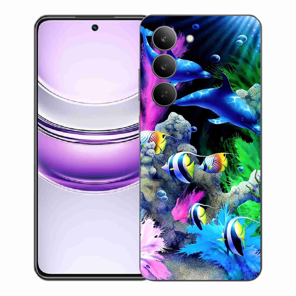 Gelový kryt mmCase na Realme 14x 5G - mořský svět