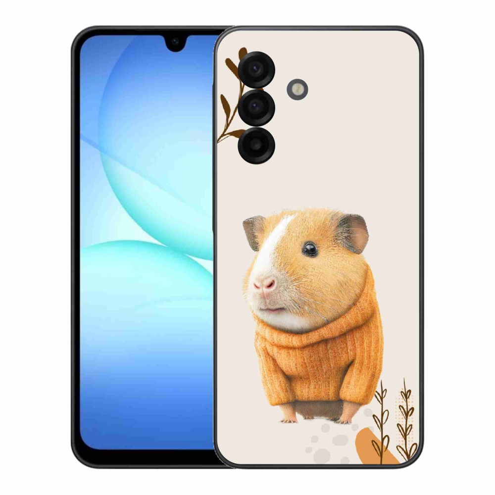 Gelový kryt mmCase na Samsung Galaxy A17 5G - morče ve svetru