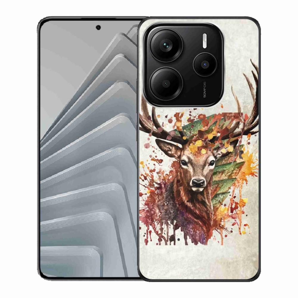 Gelový kryt mmCase na Xiaomi Redmi Note 14 5G - jelen 1