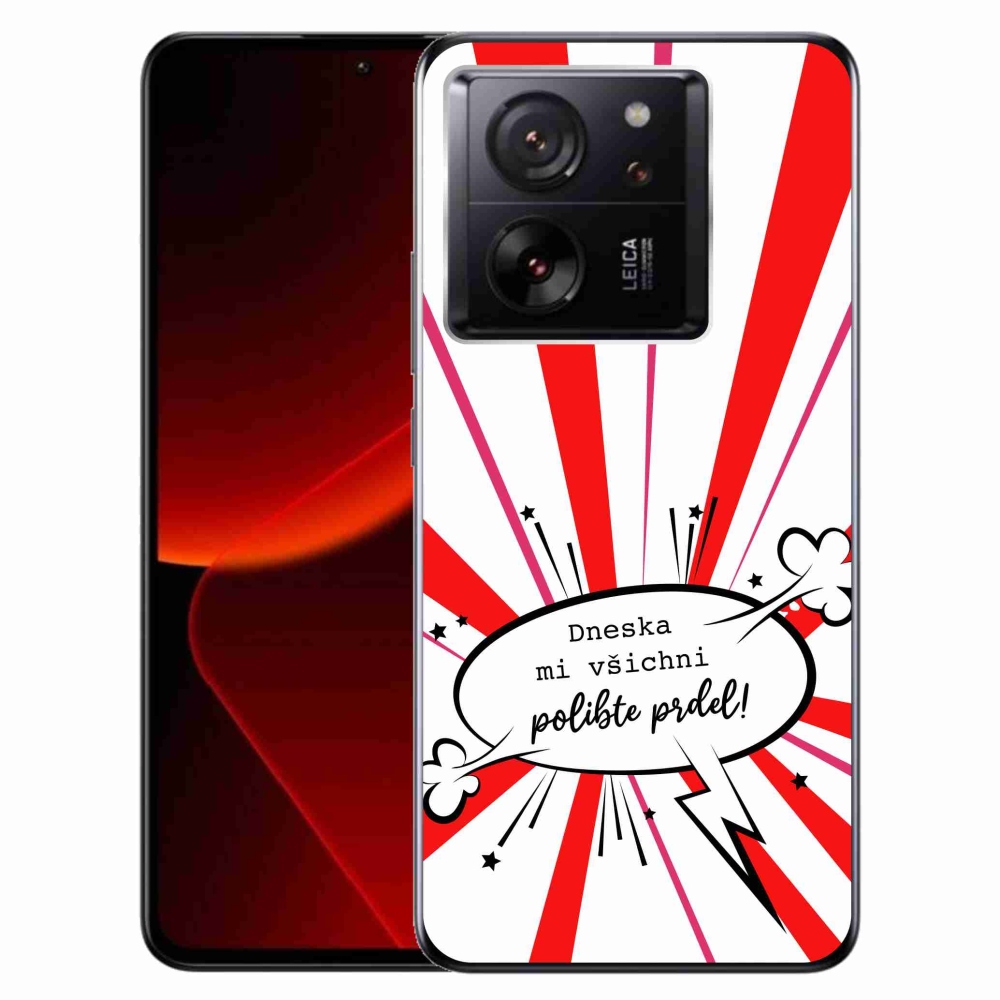 Gelový kryt mmCase na Xiaomi 13T/13T Pro - vtipný text 15 bílé pozadí