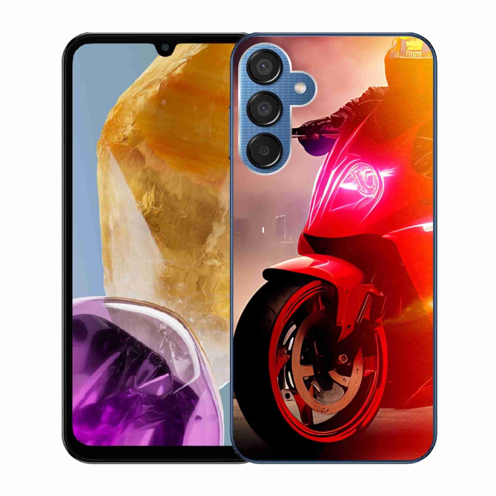 Gelový kryt mmCase na Samsung Galaxy M15 5G - motorka