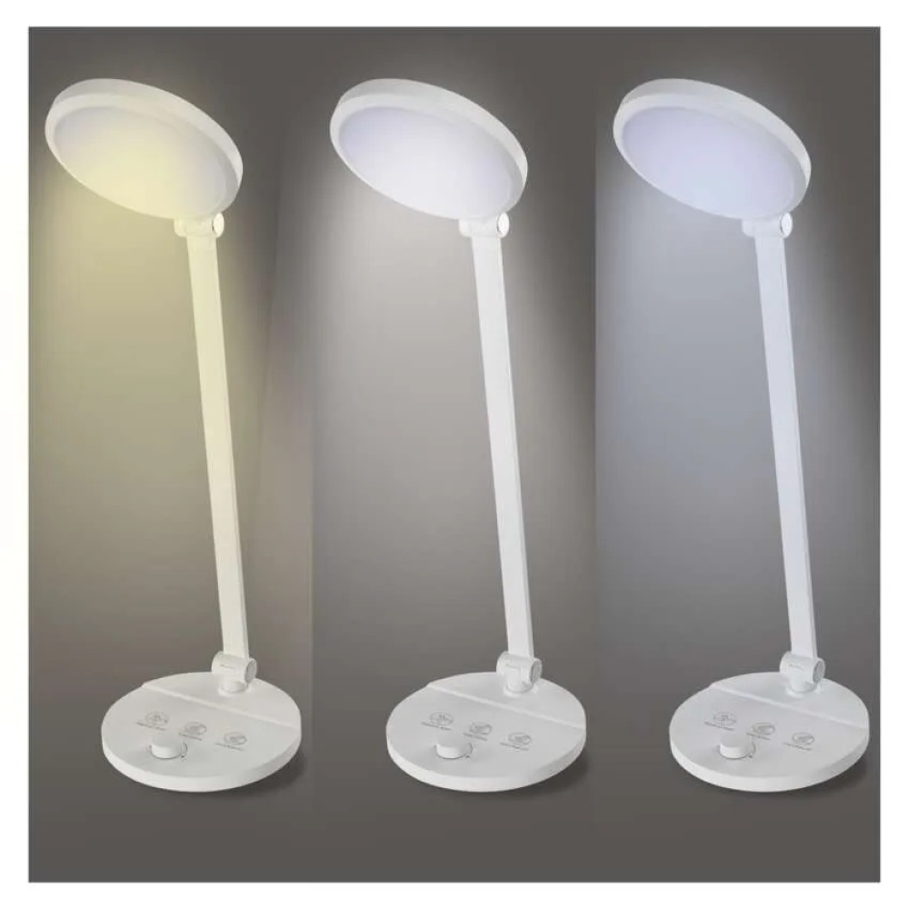 LED stolní lampa CHARLES - bílá