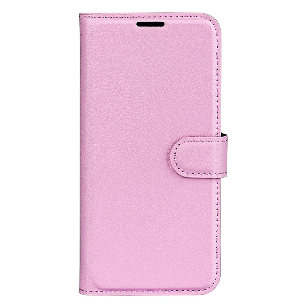 Litchi knížkové pouzdro na Xiaomi 15 - růžové