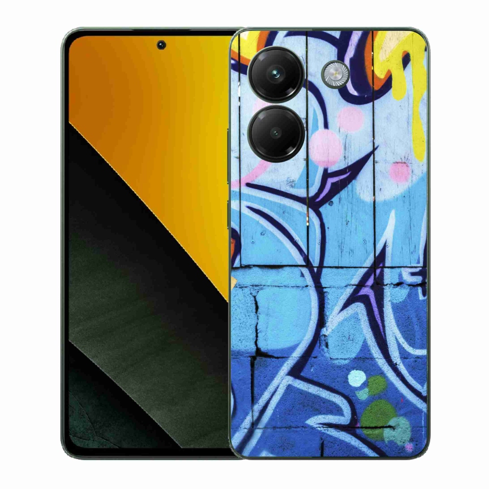 Gelový kryt mmCase na Xiaomi Poco M7 Pro 5G - graffiti