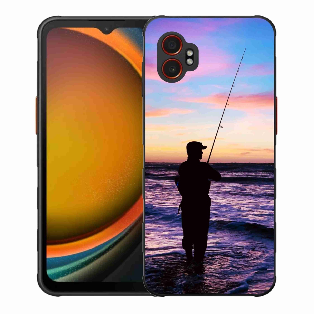 Gelový kryt mmCase na Samsung Galaxy Xcover 7 Pro - rybaření 1