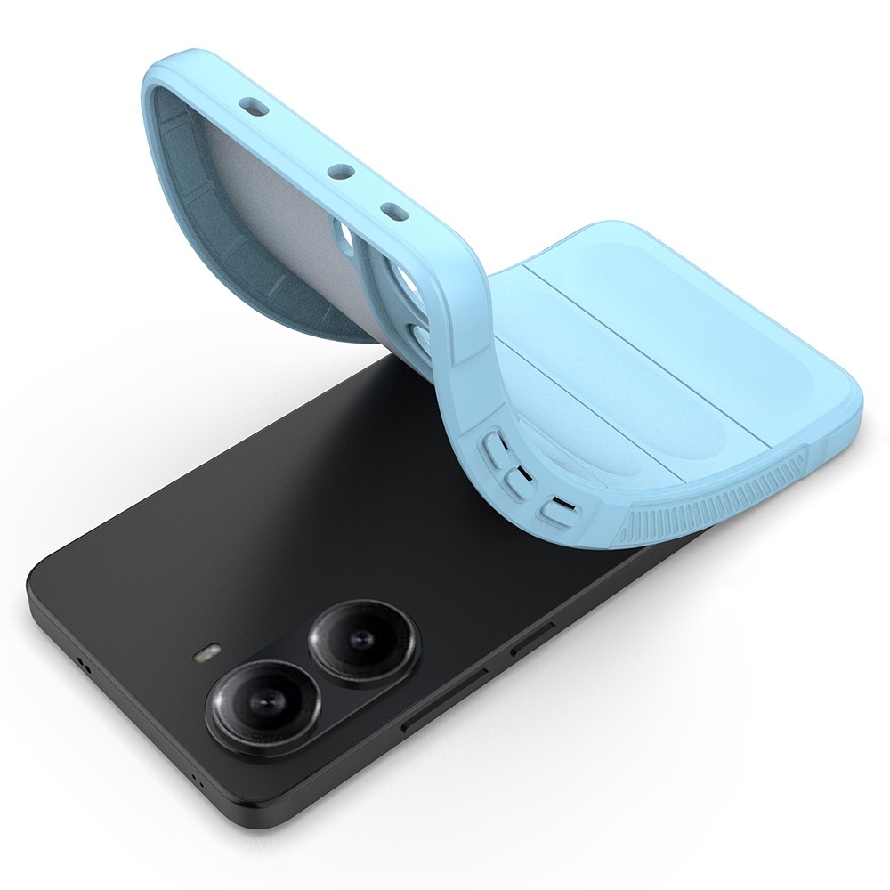 Rugg odolný gelový obal na Xiaomi Poco X7 Pro 5G - světlemodrý
