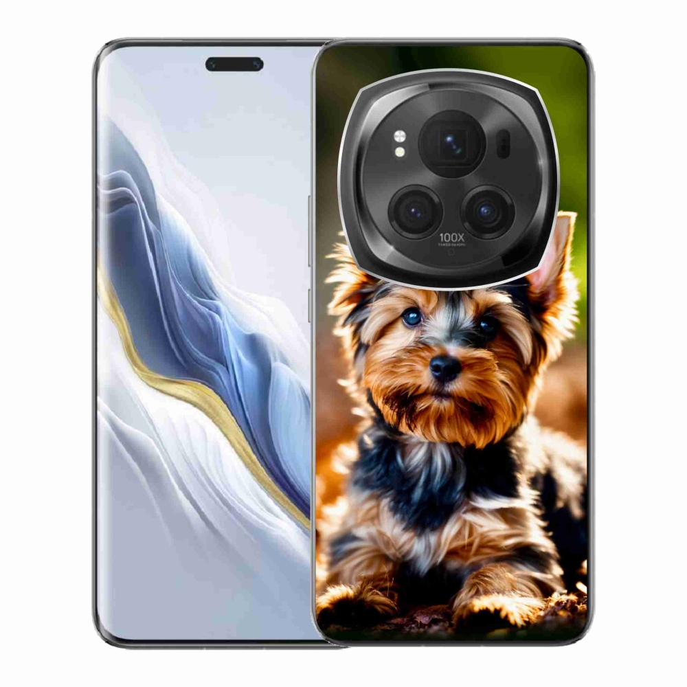 Gelový kryt mmCase na Honor Magic 6 Pro 5G - jorkšír 10