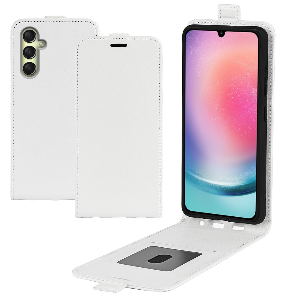 Vertical knížkové pouzdro na Samsung Galaxy A16 4G/5G - bílé