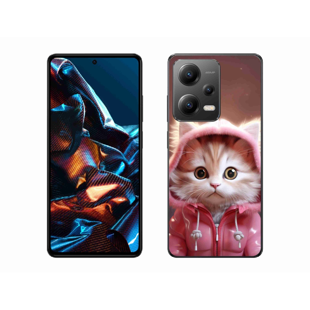 Gelový kryt mmCase na Xiaomi Redmi Note 12 Pro 5G - roztomilé kotě 3