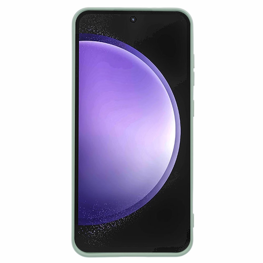 Gelový obal na Samsung Galaxy S24 FE - světlezelený