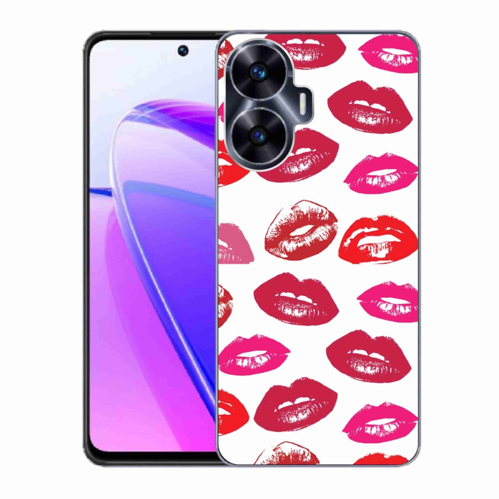 Gelový kryt mmCase na Realme C55 - rty
