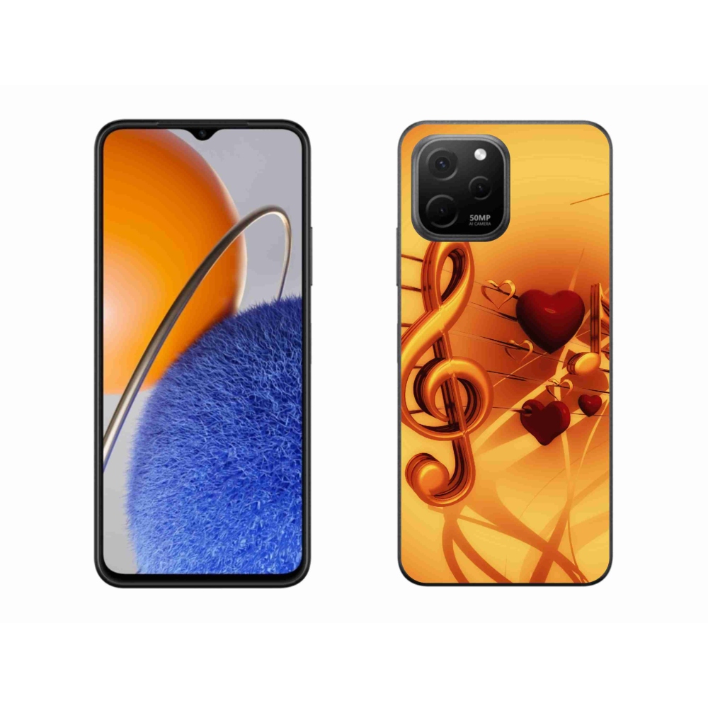 Gelový kryt mmCase na Huawei Nova Y61 - noty