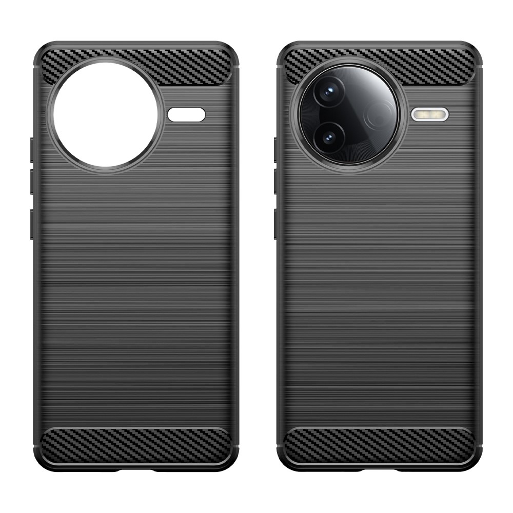 Carbon odolný gelový obal na Xiaomi Poco F7 Pro - černý