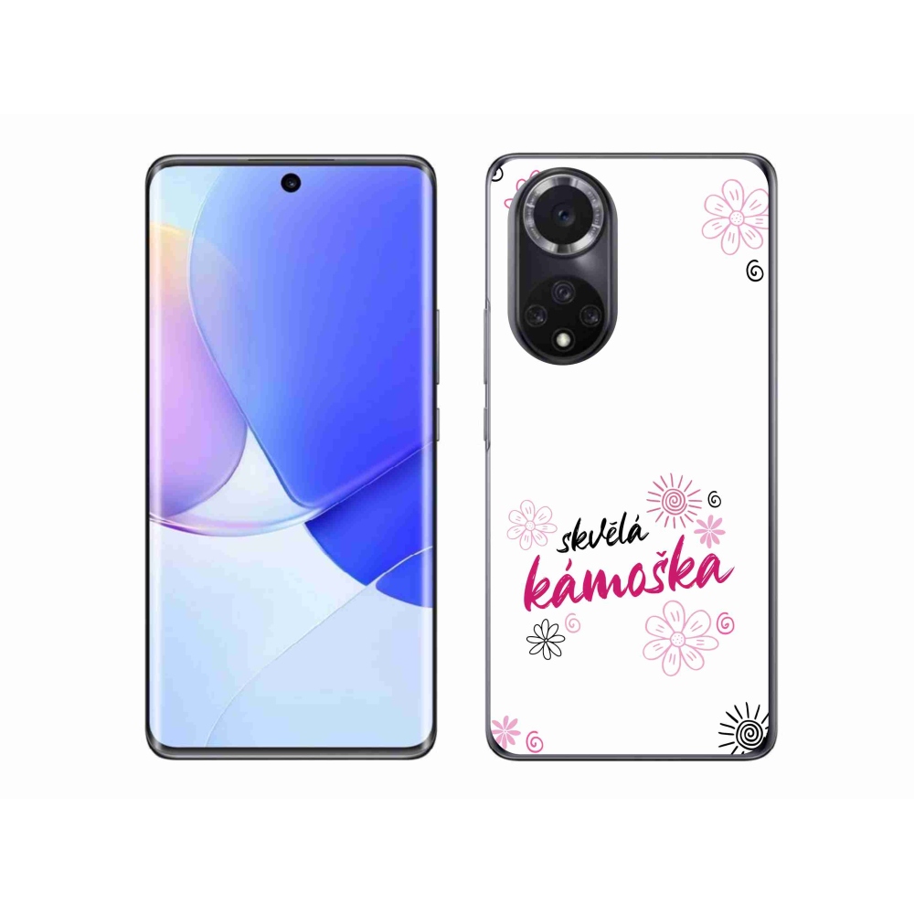 Gelový kryt mmCase na Huawei Nova 9 - skvělá kámoška bílé pozadí