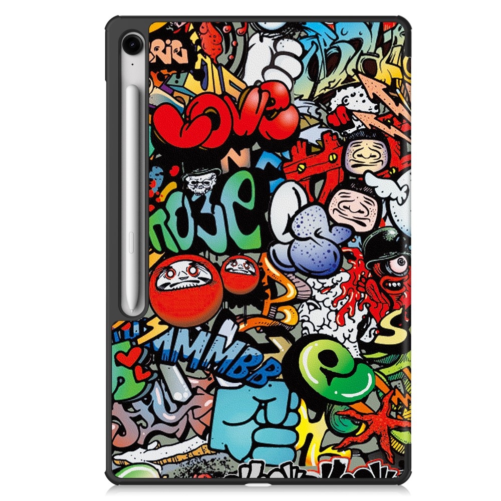 Patte chytré zavírací pouzdro na Samsung Galaxy Tab S10 FE+ - graffiti