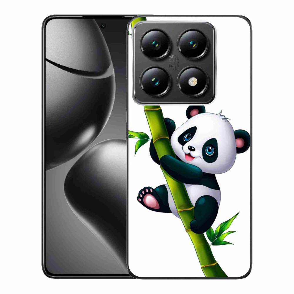 Gelový kryt mmCase na Xiaomi 14T Pro - panda na bambusu
