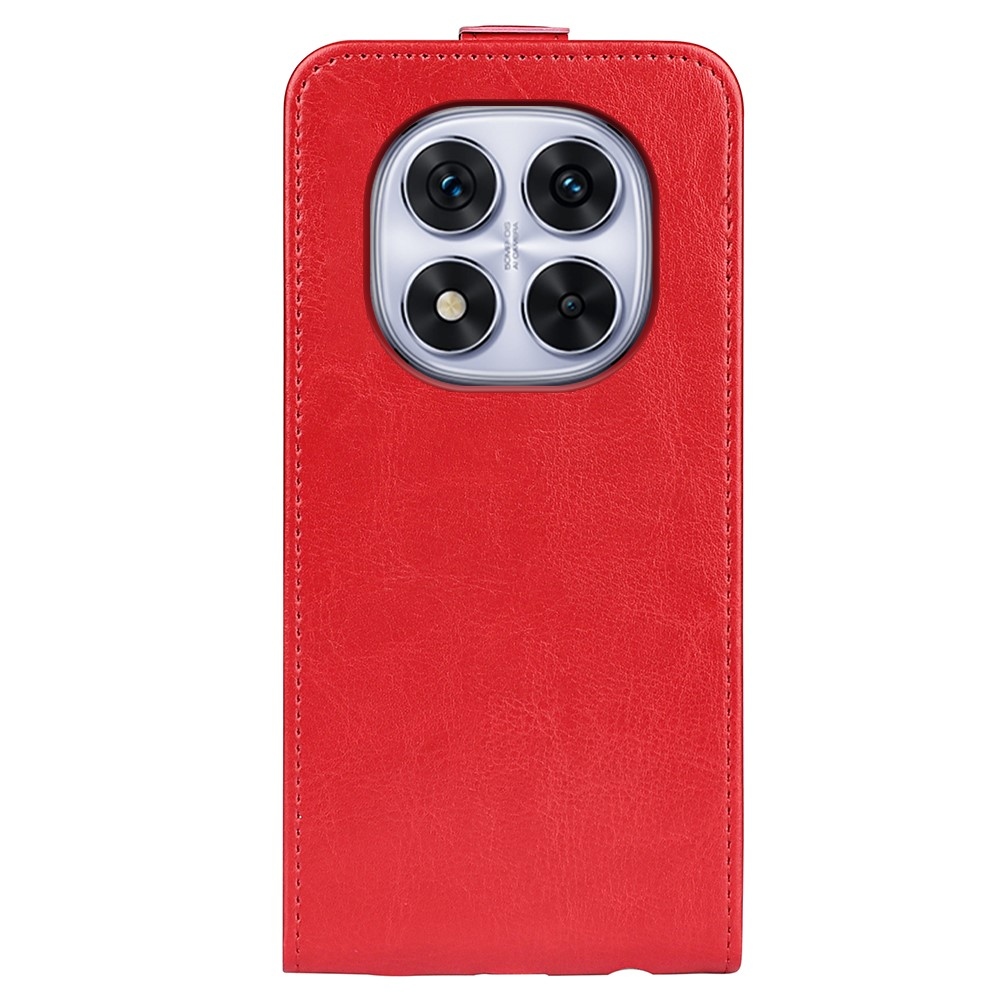 Vertical knížkové pouzdro na Xiaomi Redmi Note 14 Pro 5G/Poco X7 5G - červené