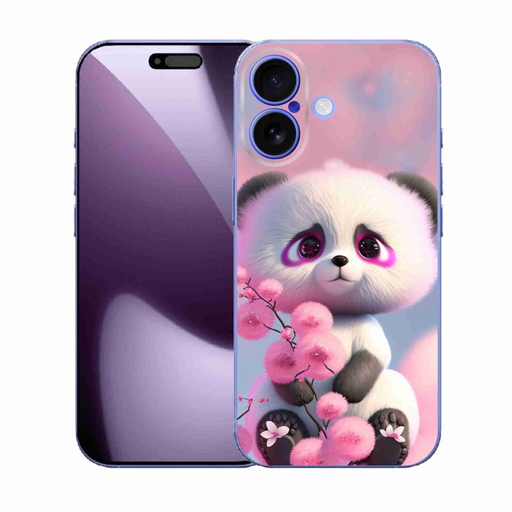 Gelový kryt mmCase na iPhone 17 - roztomilá panda 1