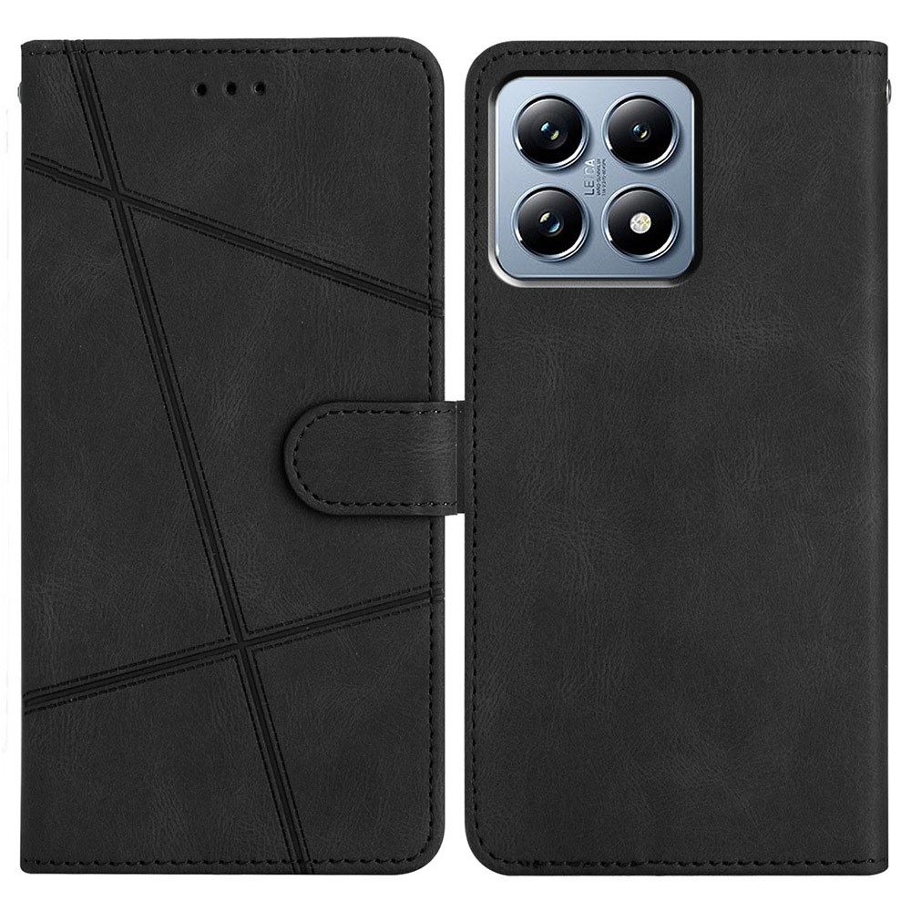 Line knížkové pouzdro na Xiaomi 15T Pro - černé