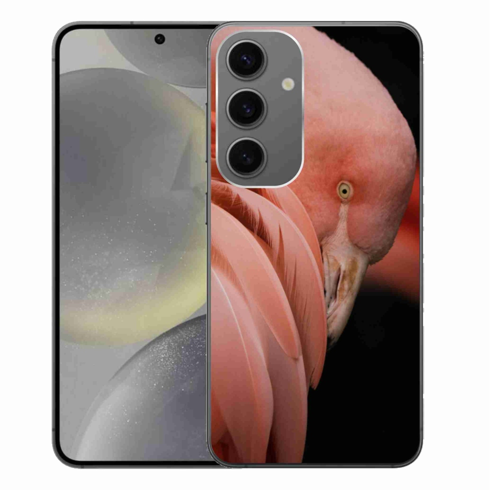 Gelový kryt mmCase na Samsung Galaxy S24+ - plameňák 3