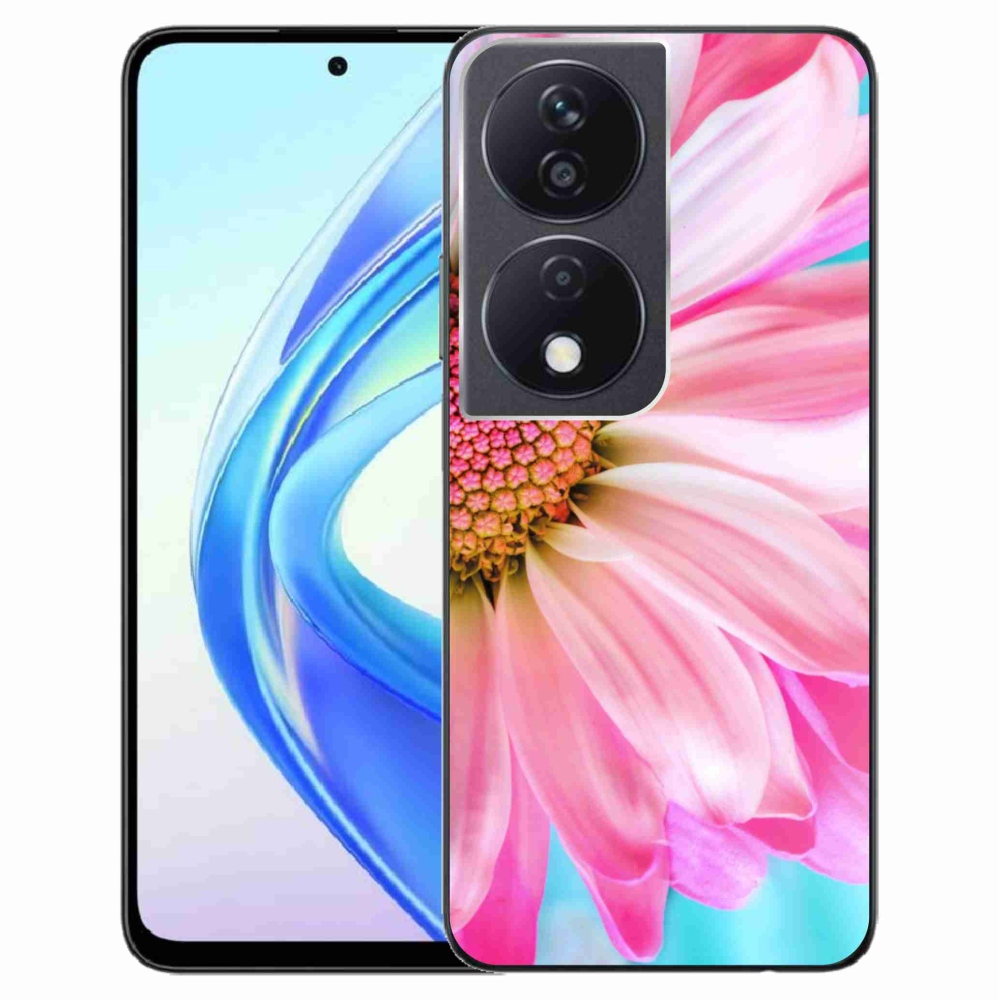 Gelový kryt mmCase na Honor X7b/Honor 90 Smart - růžová květina