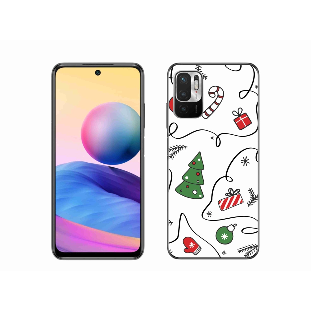 Gelový kryt mmCase na Xiaomi Poco M3 Pro/5G - vánoční motivy