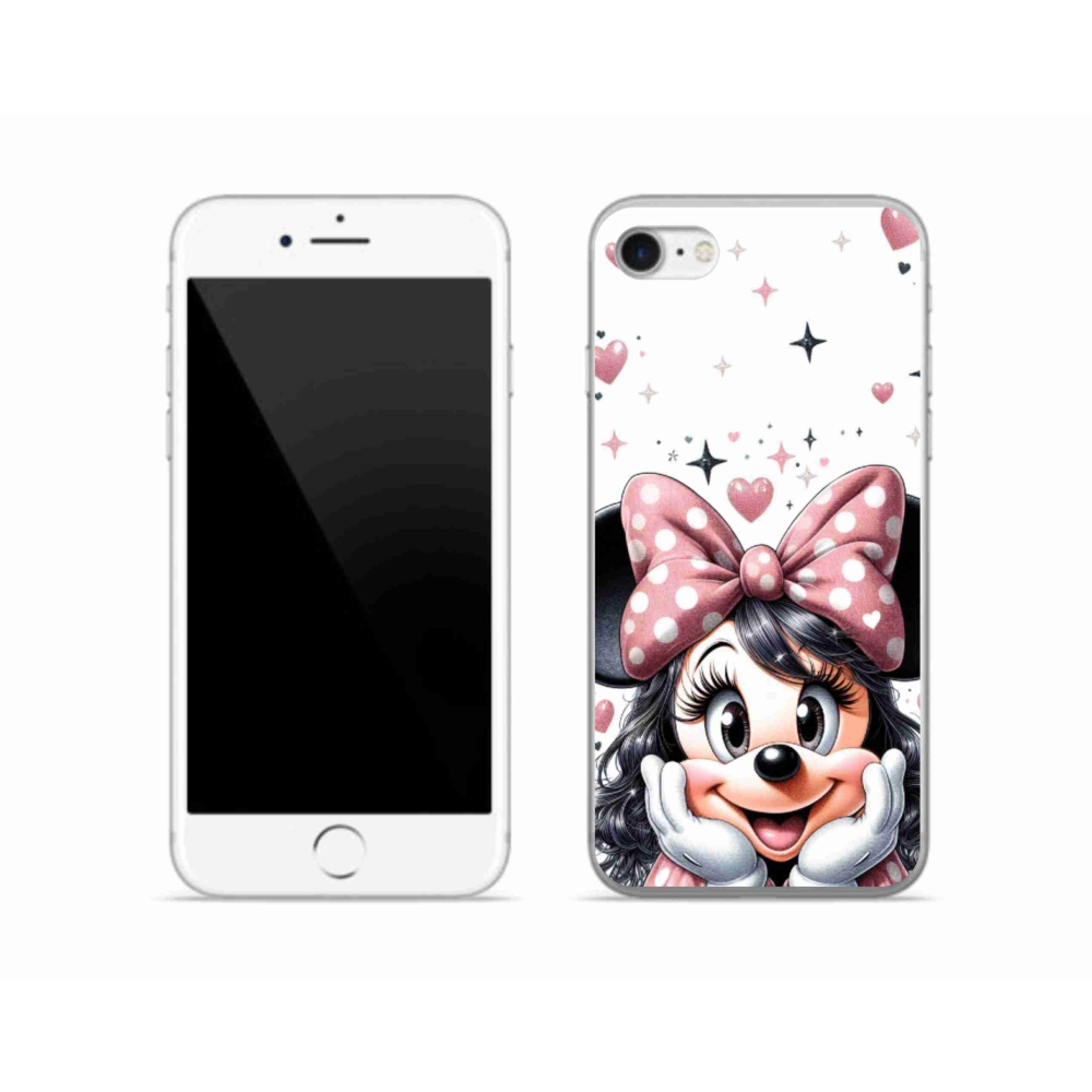 Gelový kryt mmCase na iPhone SE (2022) - minnie