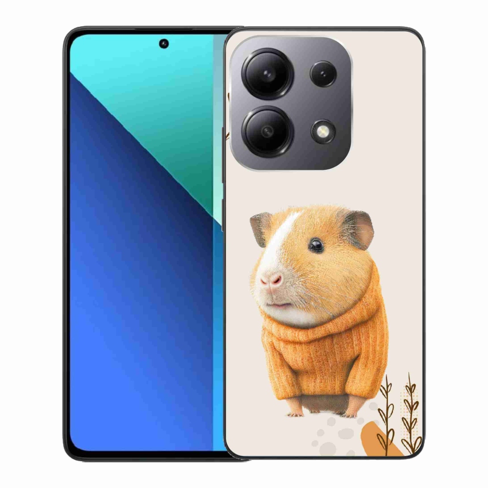 Gelový kryt mmCase na Xiaomi Redmi Note 13 - morče ve svetru