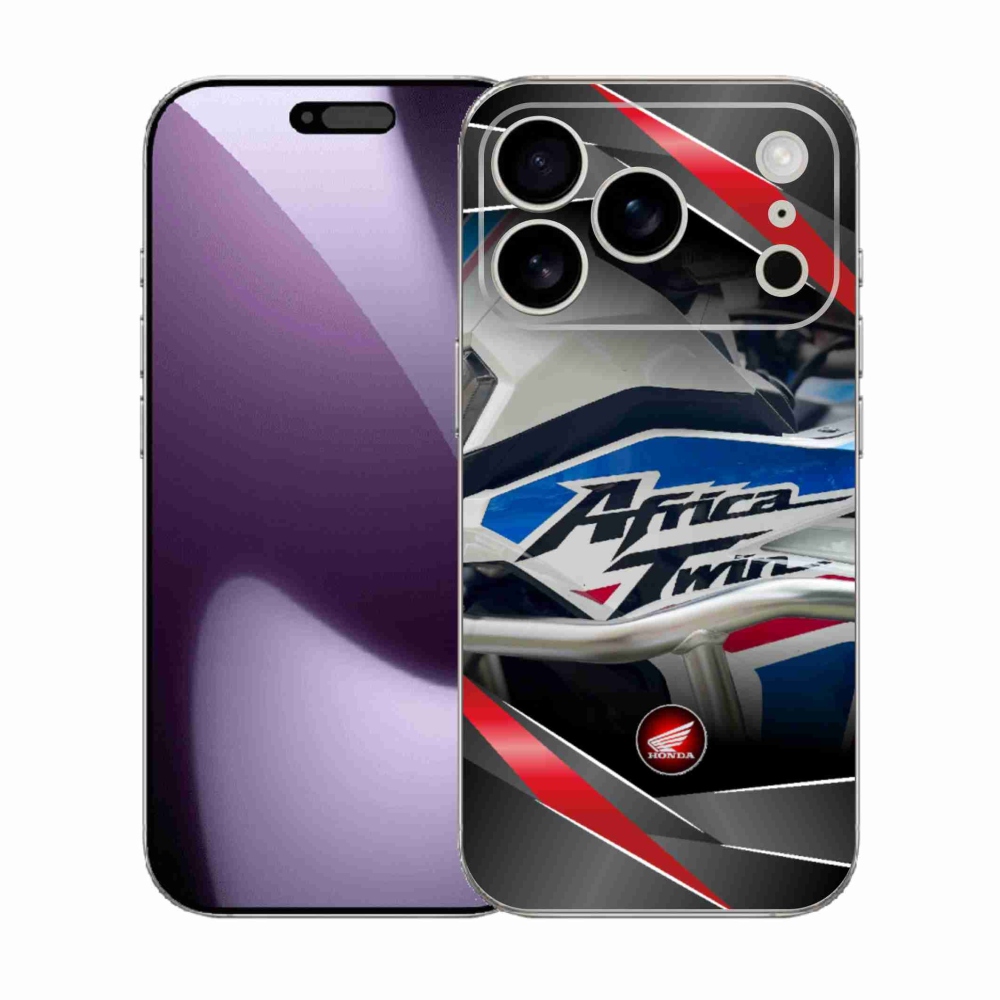Gelový kryt mmCase na iPhone 17 Pro - motorka honda