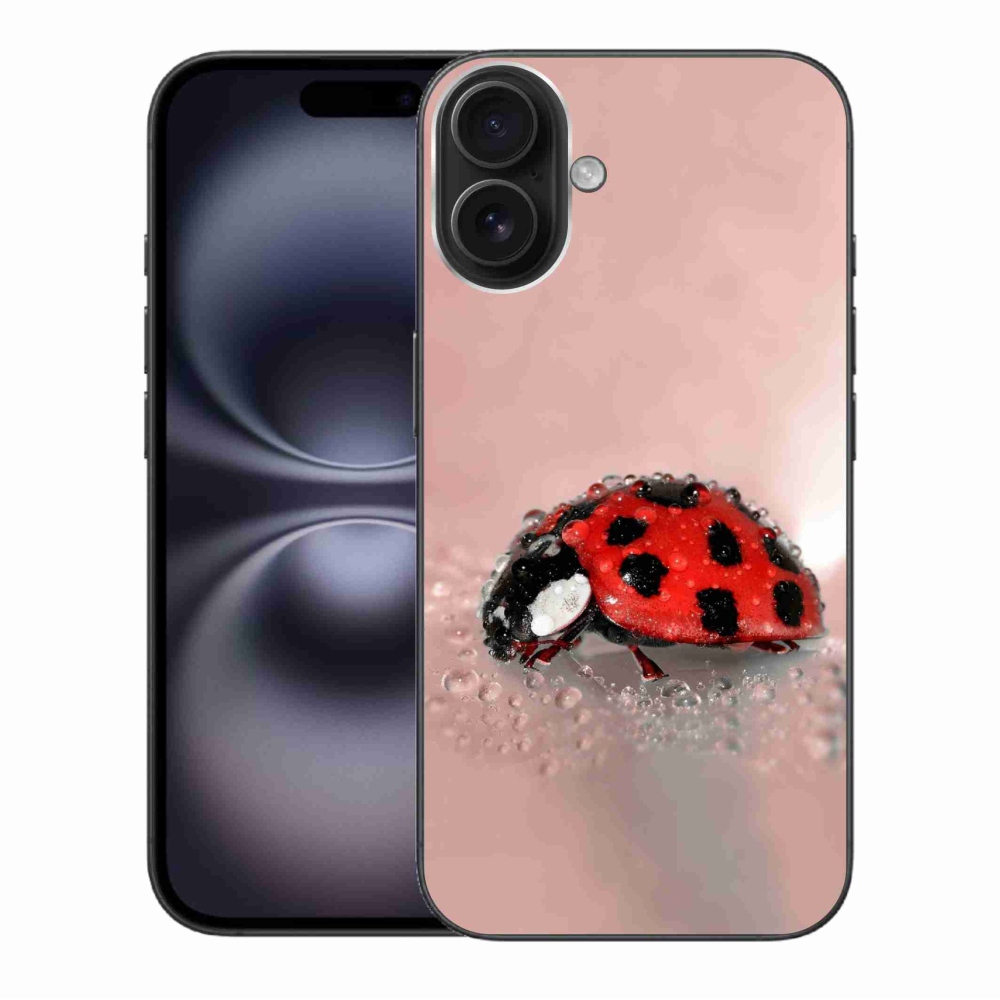 Gelový kryt mmCase na iPhone 16 Plus - beruška