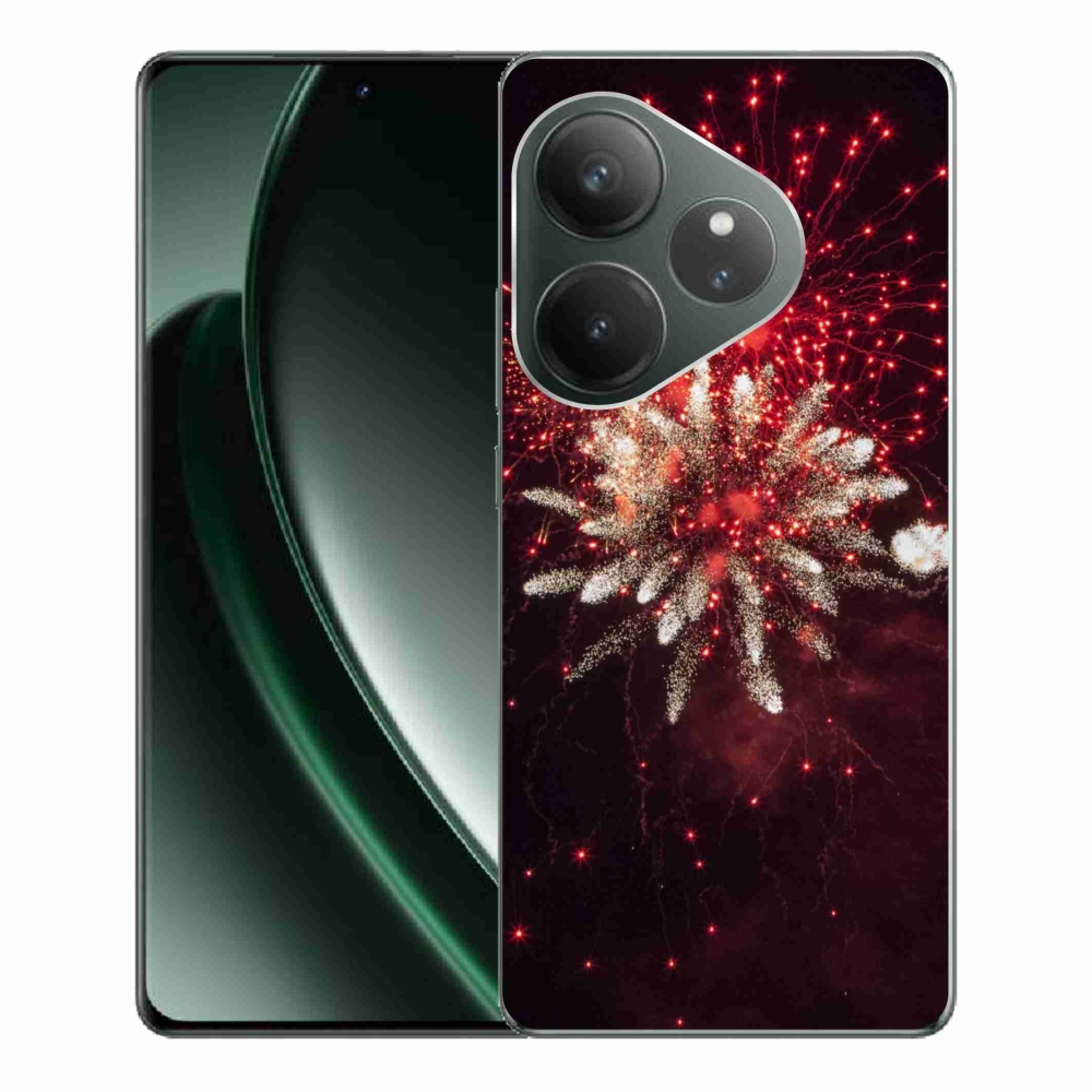Gelový kryt mmCase na Realme GT 6 5G/GT 6T 5G - ohňostroj