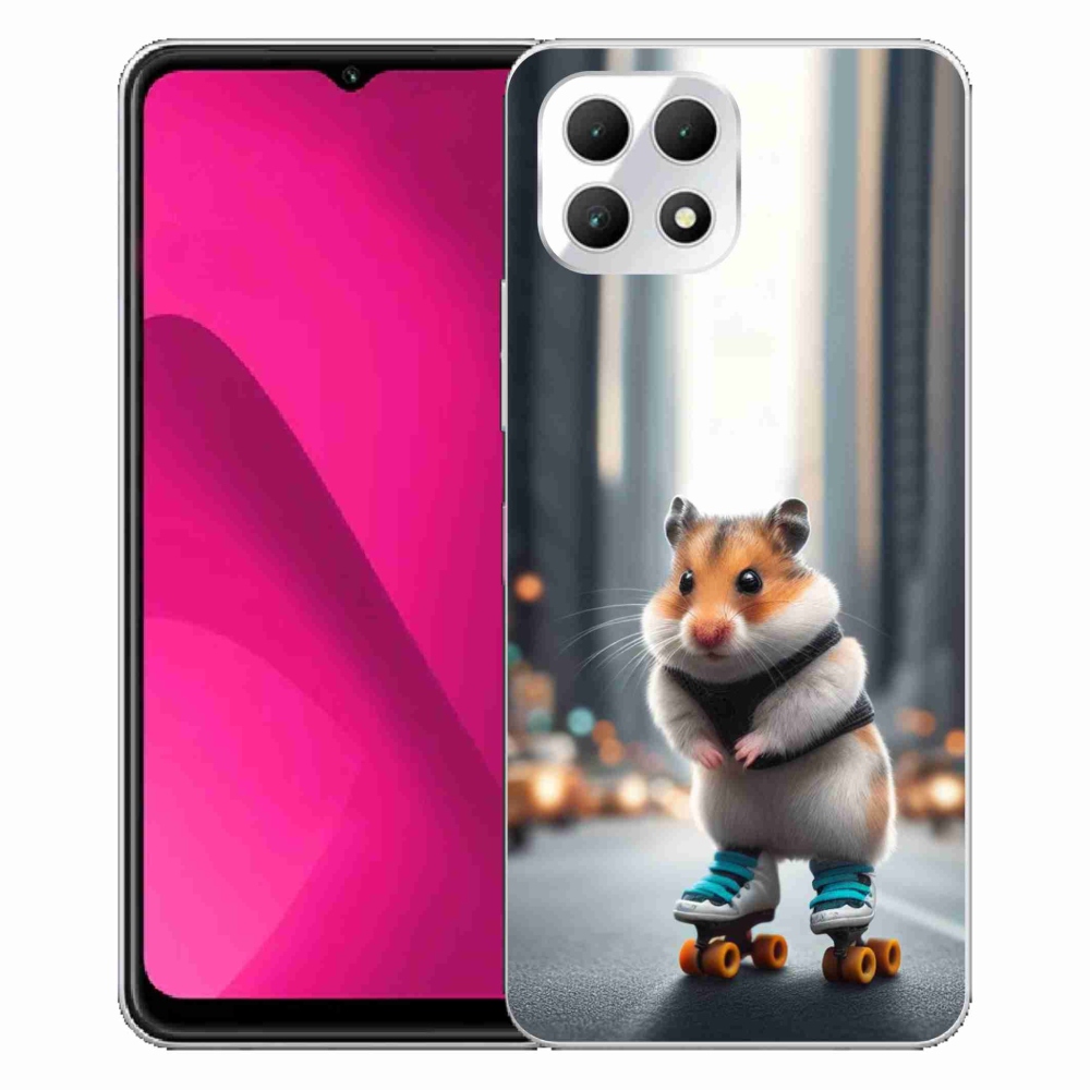 Gelový kryt mmCase na T-Mobile T Phone 2 - křeček na bruslích