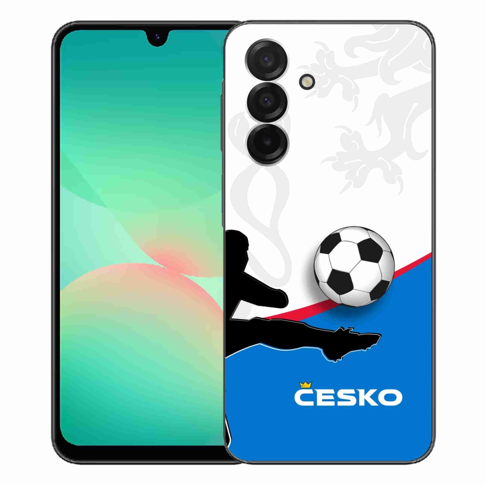 Gelový kryt mmCase na Samsung Galaxy A26 5G - fotbal Česko 3