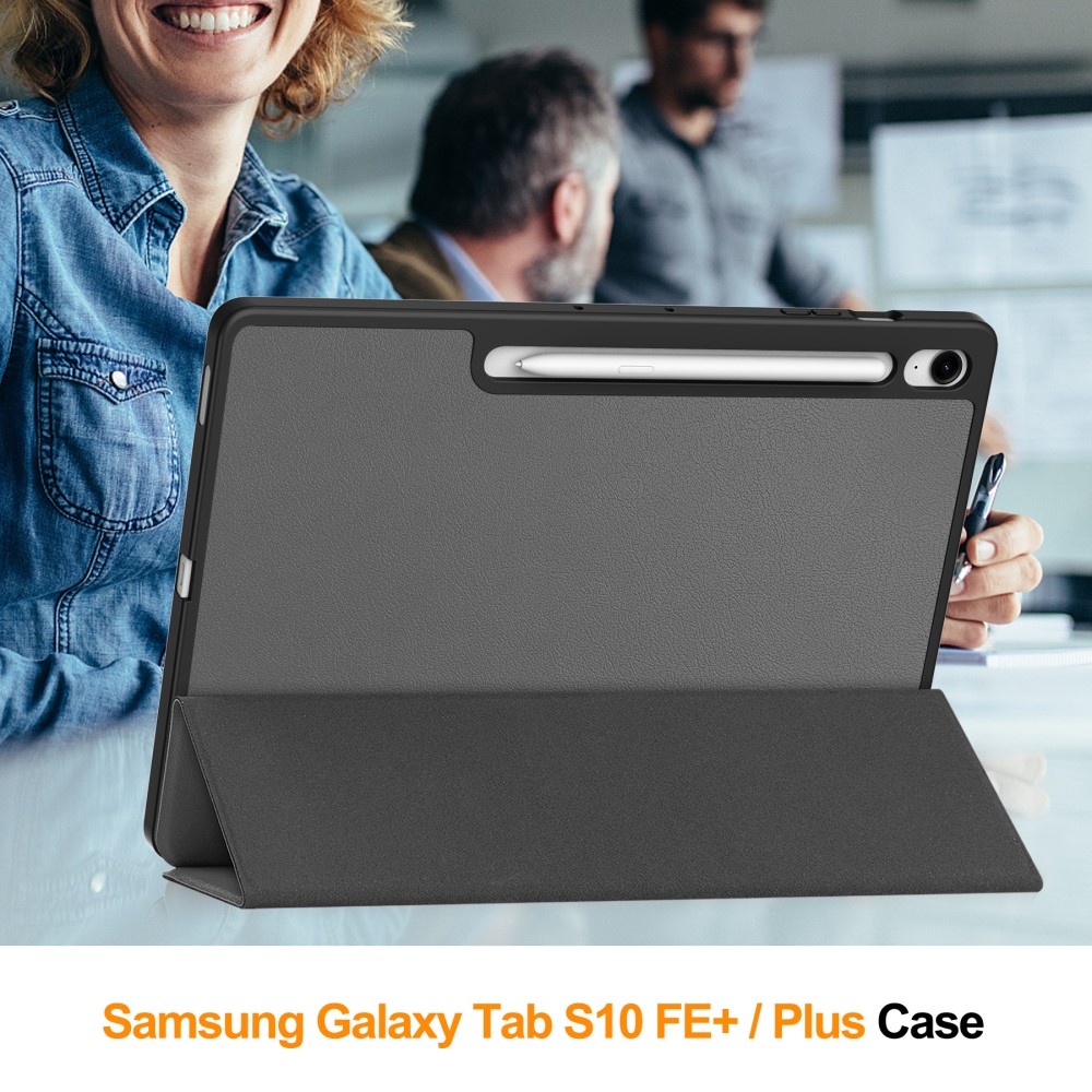 Casy chytré zavírací pouzdro na Samsung Galaxy Tab S10 FE+ - šedé