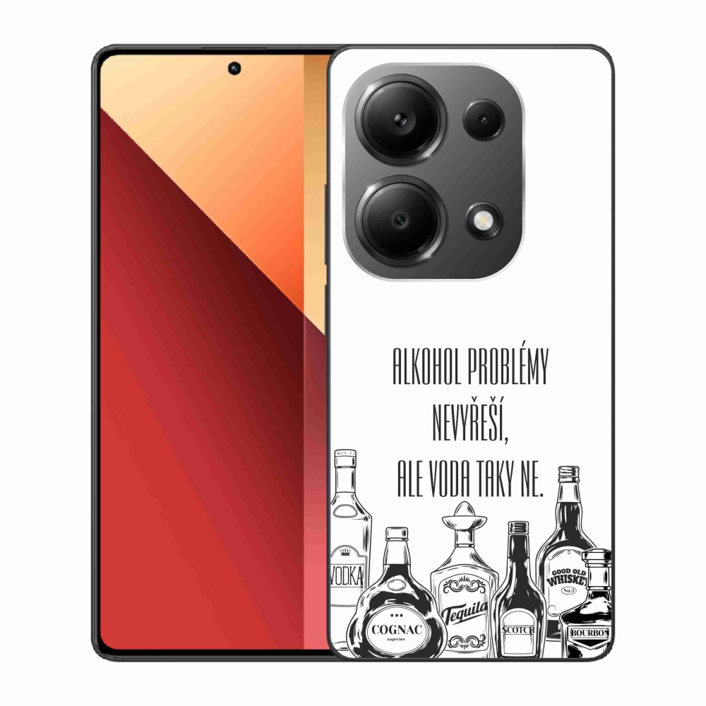 Gelový kryt mmCase na Xiaomi Redmi Note 13 Pro 4G/Poco M6 Pro  - vtipný text bílé pozadí
