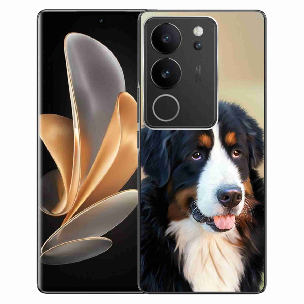Gelový obal mmCase na Vivo V29 5G - bernský salašnický pes